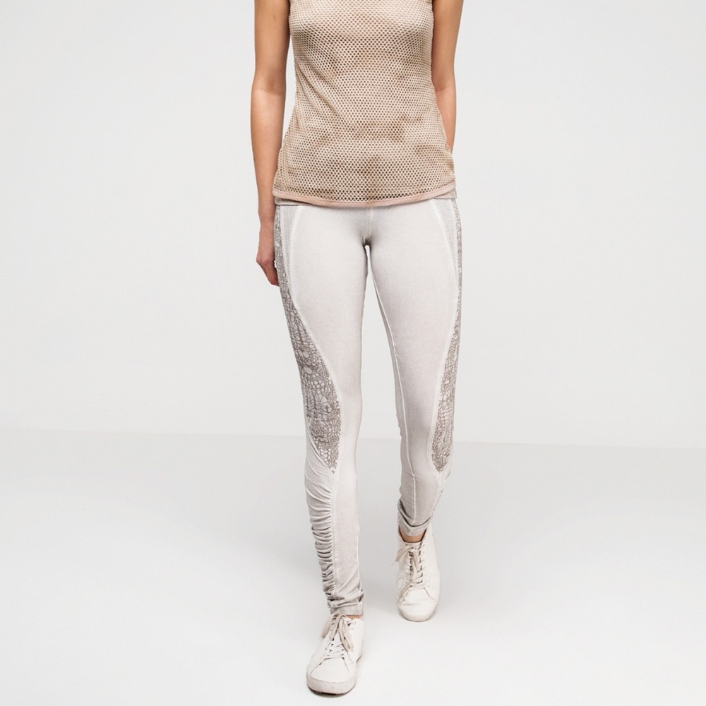 Angels Never Die Rouching Leggnings Beige 1 XS
